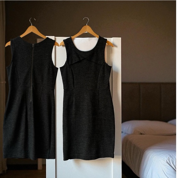 Banana Republic Charcoal Sleeveless Mini Dress - Picture 2 of 5